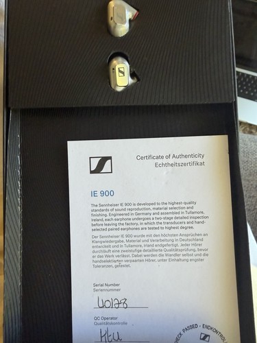 Sennheiser 900 audiophile - ie,